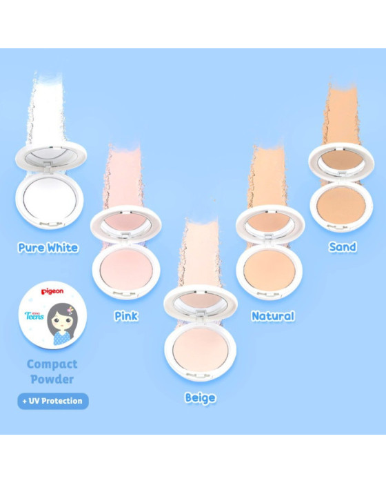 Pigeon Teens Compact Powder+UV Bedak Wajah 14Gr