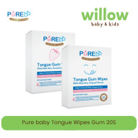 Purebaby Tonge Wipes Gum 20S Tissue Bayi