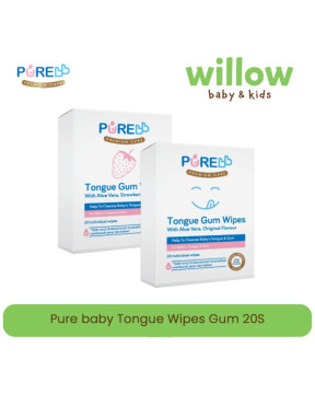 Purebaby Tonge Wipes Gum 20S Tissue Bayi