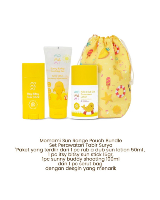 Momami Sun Range Pouch Perawatan Kulit Bayi
