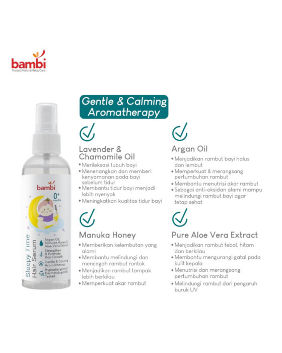 Perawatan Bayi Bambi Sleepy Time Hair Serum