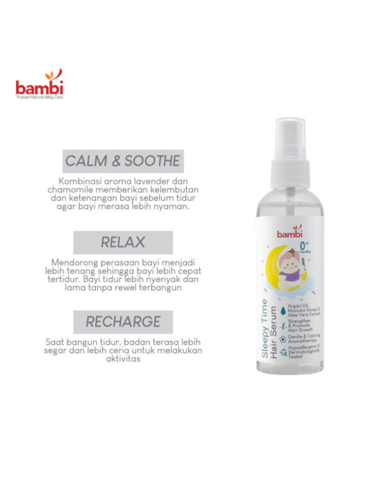 Perawatan Bayi Bambi Sleepy Time Hair Serum