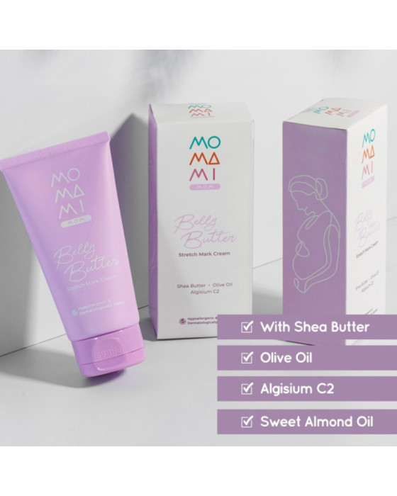 Momami Strechmark Cream Massage Oil Stretchmark Cream