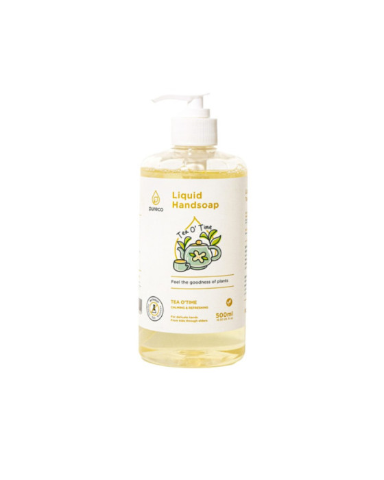 Pureco Liquid Handsoap Tea O'Time Sabun Cuci Tangan