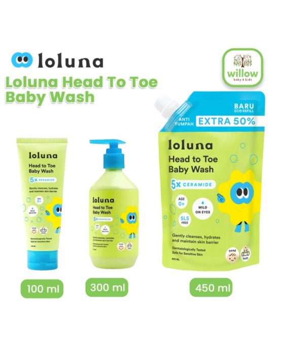Loluna Head To Toe Baby Wash Sabun Mandi Bayi