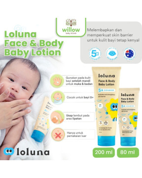 Loluna Face & Body Baby Lotion Bayi