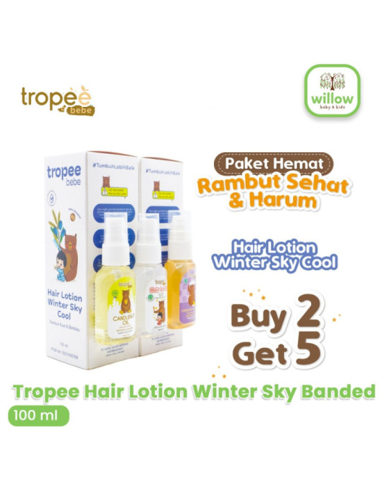 Tropee Hair Lotion Winter Sky Perawatan Bayi 100Ml Banded