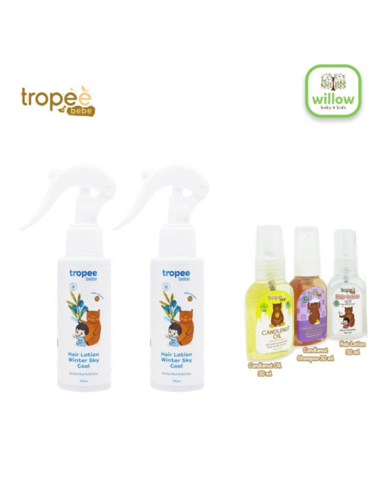 Tropee Hair Lotion Winter Sky Perawatan Bayi 100Ml Banded