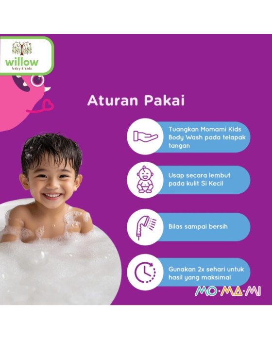 Momami Kids Body Wash Sabun Mandi 250Ml