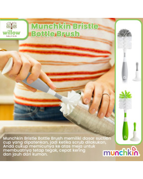 Munchkin Bristle Bottle Brush Sikat Cuci Botol