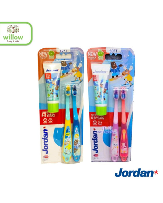 Jordan Kids Toothbrush Kids Twin Sikat Gigi Anak 20Gr