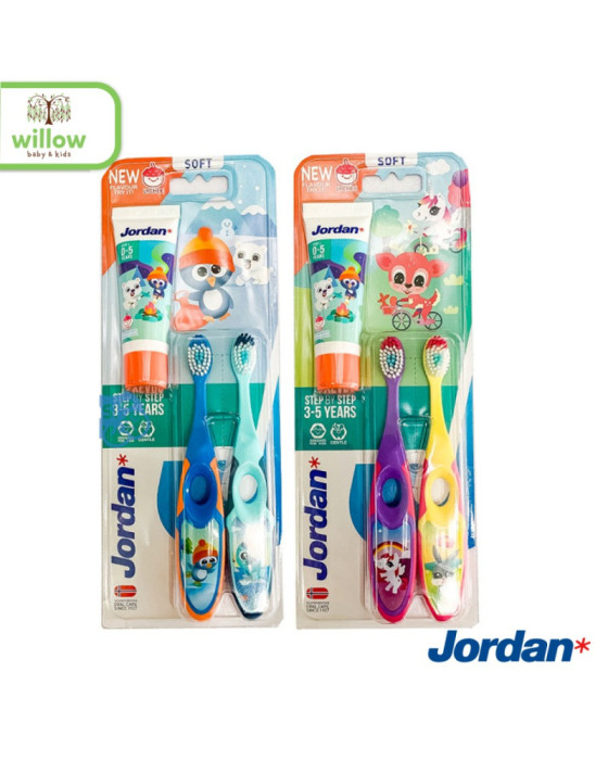 Jordan Kids Toothbrush Kids Twin Sikat Gigi Anak 20Gr