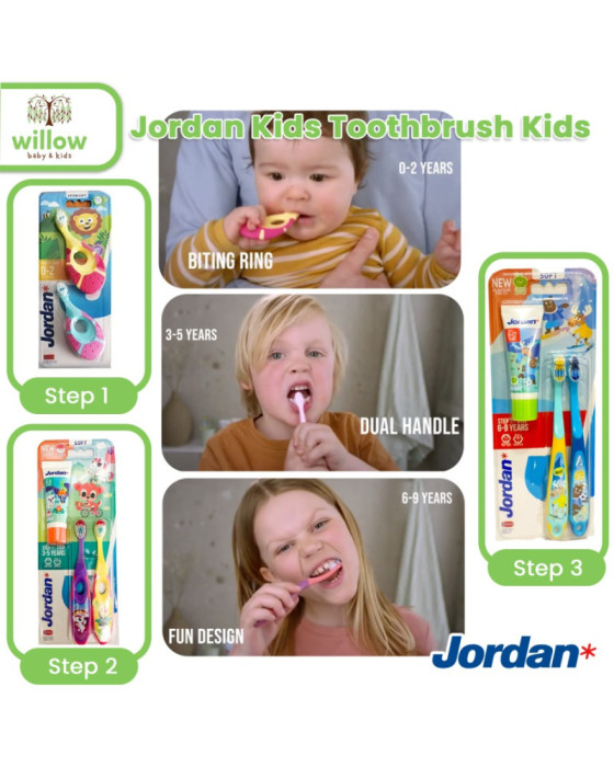 Jordan Kids Toothbrush Kids Twin Sikat Gigi Anak 20Gr