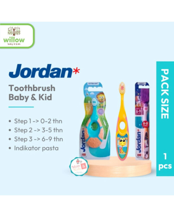 Jordan Kids Toothbrush Kids Twin Sikat Gigi Anak 20Gr