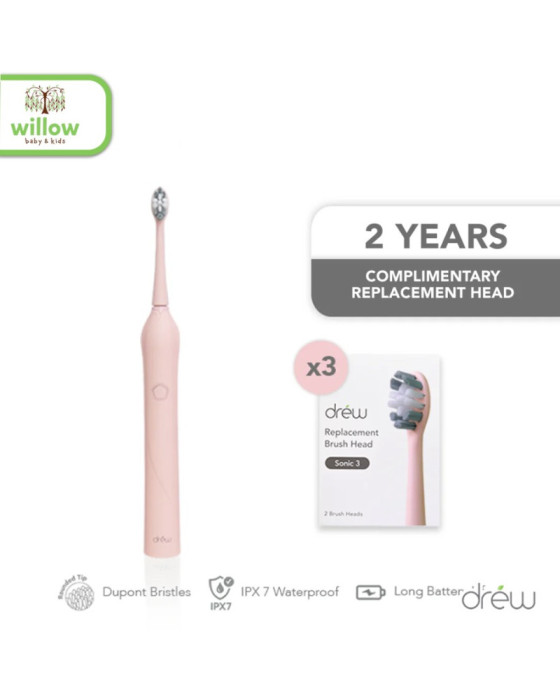 Sikat Gigi Drew Sonic 3 Electric Toothbrush