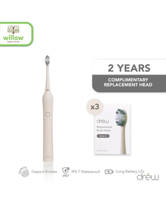 Sikat Gigi Drew Sonic 3 Electric Toothbrush