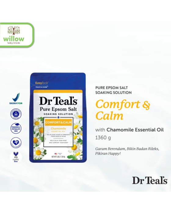 Perawatan Tubuh Dr Teals Pure Epsom Salt Soaks Oil 1.3Kg