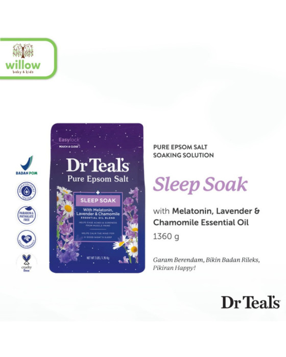 Perawatan Tubuh Dr Teals Pure Epsom Salt Soaks Oil 1.3Kg