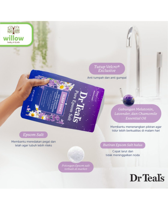 Perawatan Tubuh Dr Teals Pure Epsom Salt Soaks Oil 1.3Kg