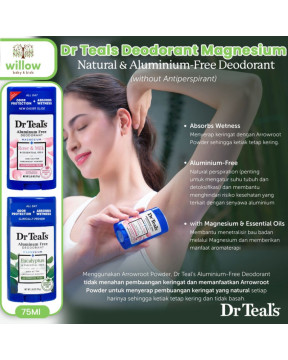 Perawatan Tubuh Dr Teals Deodorant Magnesium Oil 75Ml