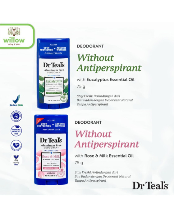 Perawatan Tubuh Dr Teals Deodorant Magnesium Oil 75Ml