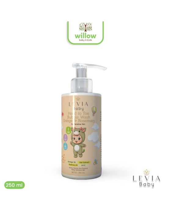Perawatan Bayi Levia Baby Head To Toe Bubble Wash 250Ml