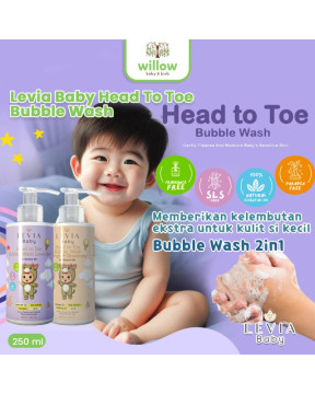 Perawatan Bayi Levia Baby Head To Toe Bubble Wash 250Ml