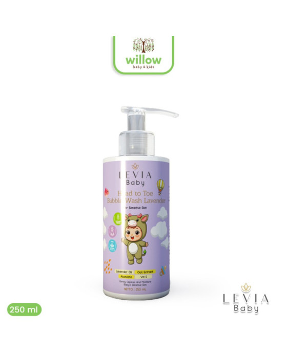 Perawatan Bayi Levia Baby Head To Toe Bubble Wash 250Ml