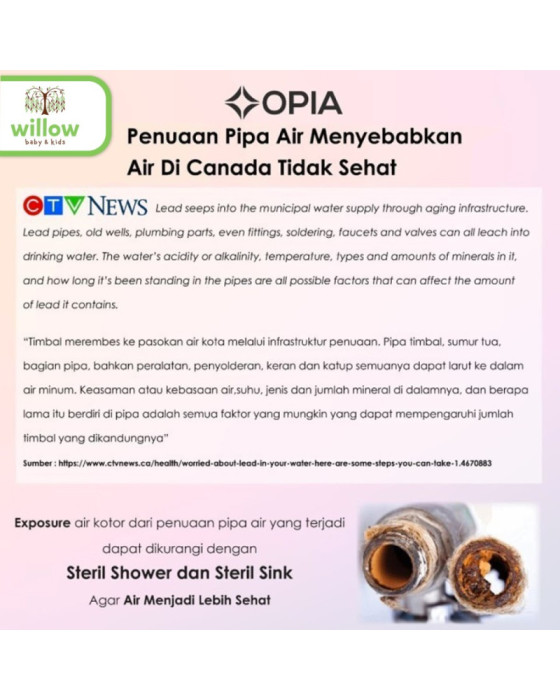 Opia Steril Sink Round Filter Refill 3S Aksesoris Shower