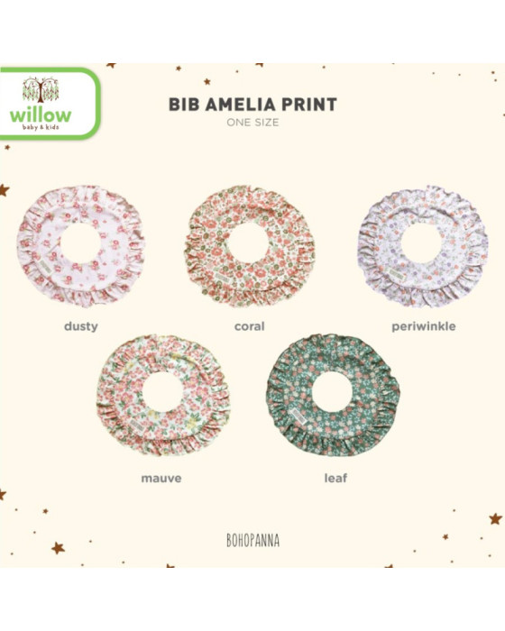 Celemek Bayi Bohopanna Bib Amelia Print