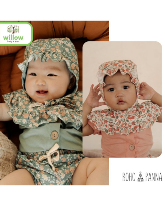 Celemek Bayi Bohopanna Bib Amelia Print
