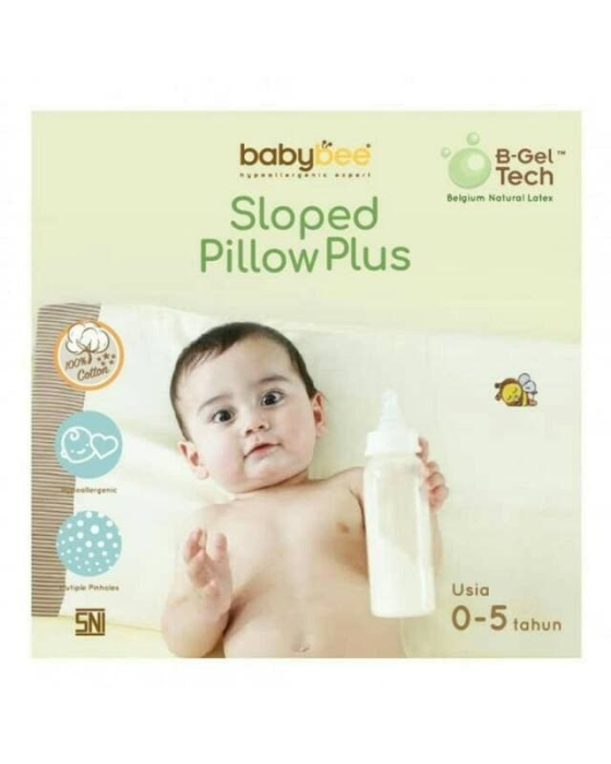 BABY BEE SLOPED PILLOW+