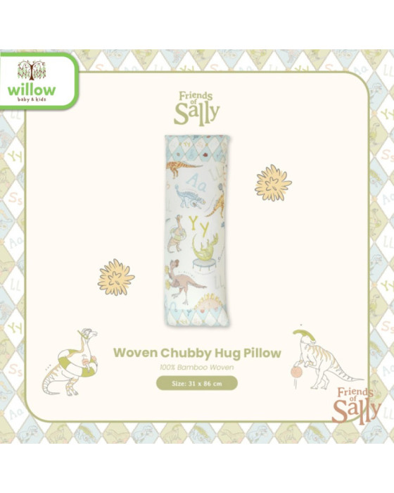 Friends Of Sally Woven Chubby Hug Pillow Dino Collection Guling Bayi