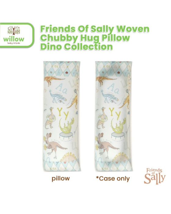 Friends Of Sally Woven Chubby Hug Pillow Dino Collection Guling Bayi