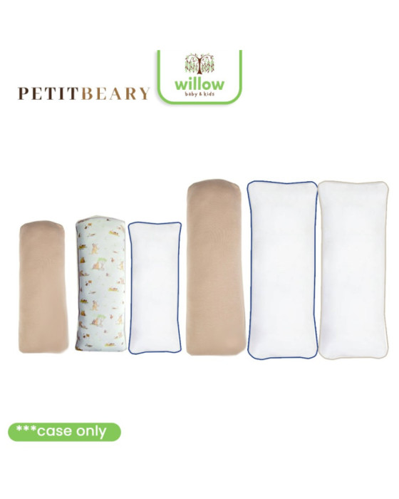 Petitbeary Adult Bamboo Bolster Pillow Case (Only Case) Sarung Guling