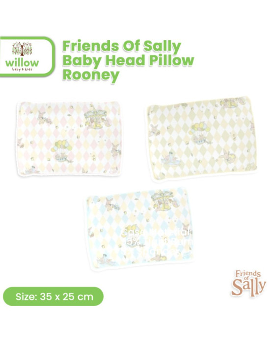 Friends Of Sally Baby Head Pillow Rooney Bantal Bayi