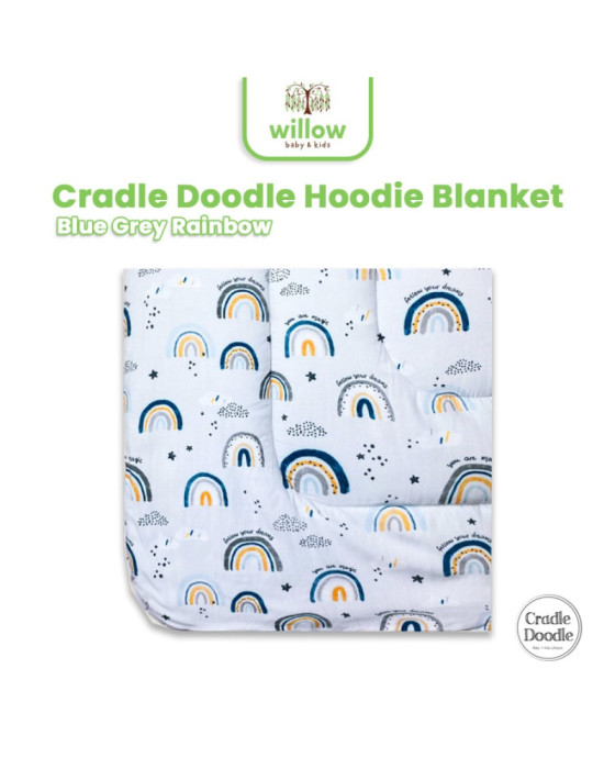 Cradle Doodle Hoodie Blanket Selimut Bayi