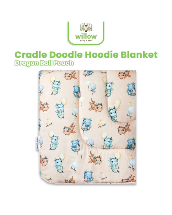 Cradle Doodle Hoodie Blanket Selimut Bayi