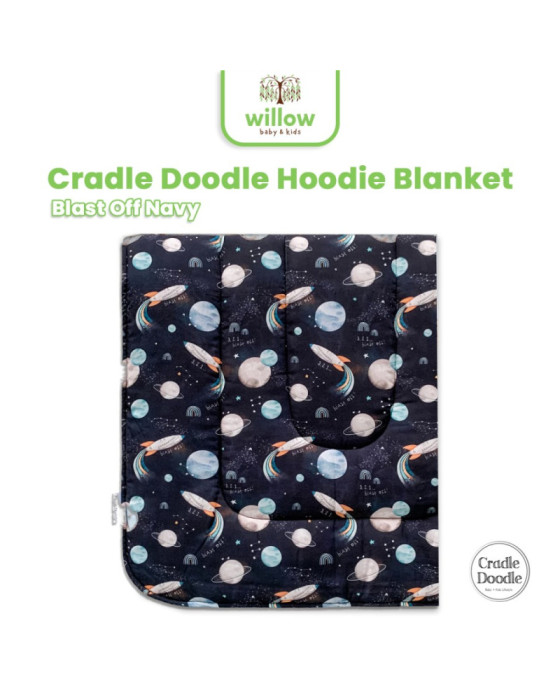 Cradle Doodle Hoodie Blanket Selimut Bayi