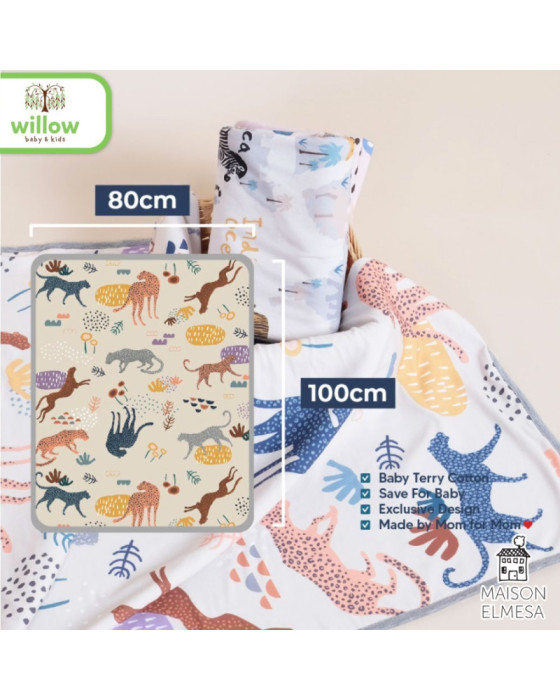 Selimut Bayi Maison Elmesa On The Go Printing Blanket Jungle