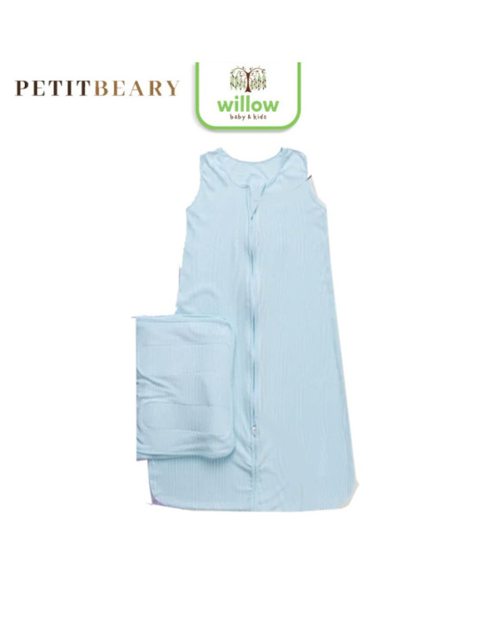 Petitbeary Ribbed Sleepsack Swaddle 0.2Tog Bedong Bayi