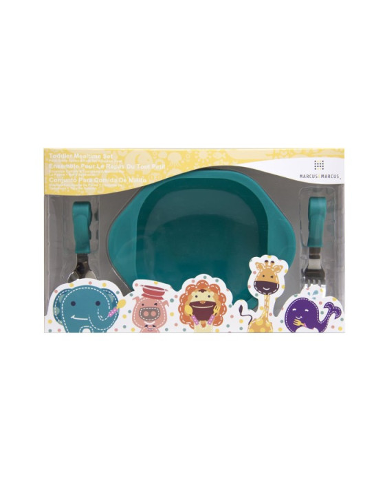 MARCUS & MARCUS TODDLER MEALTIME SET MANGKUK MAKAN BAYI - YELLOW