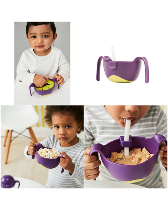 BBOX BOWL N STRAW PASSION PERALATAN MAKAN BAYI