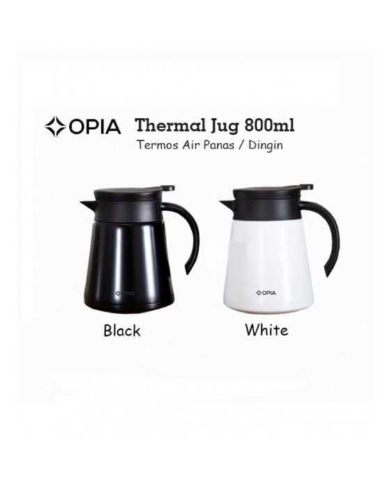 OPIA THERMAL JUG 800ML - BLACK