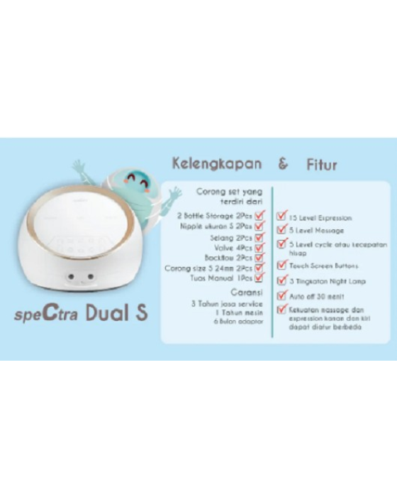 SPECTRA BREASTPUMP DUAL S