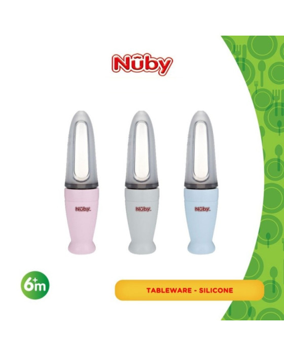 NUBY ALL SILICONE SQUEEZE FEEDER