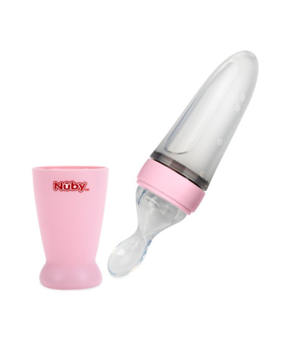 NUBY ALL SILICONE SQUEEZE FEEDER