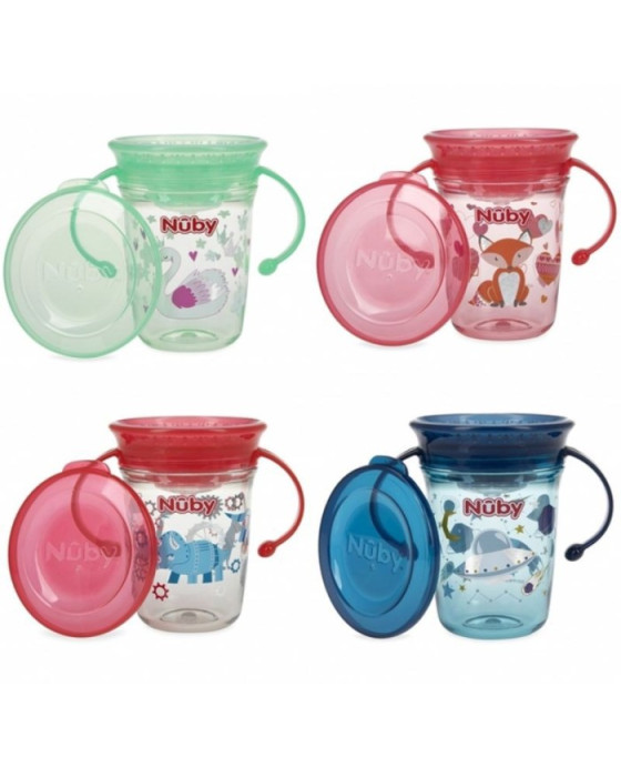 NUBY WONDER CUP TRITAN GLITTER 240ML GELAS BAYI