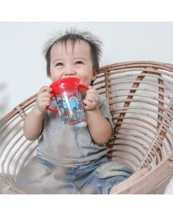 NUBY WONDER CUP TRITAN GLITTER 240ML GELAS BAYI