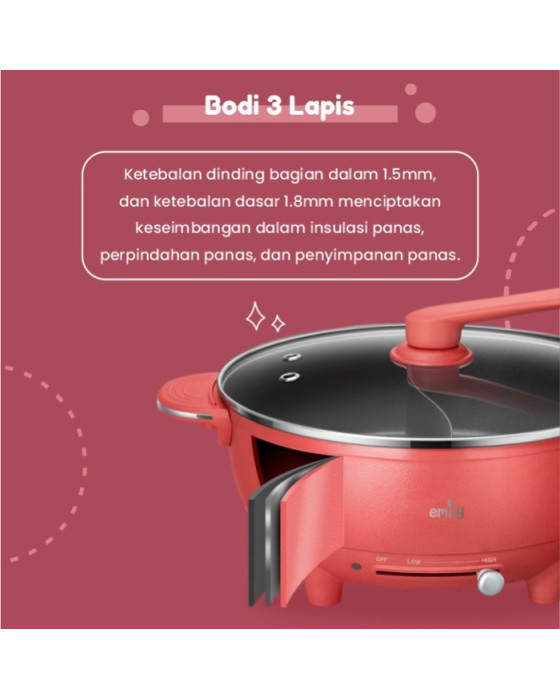 EMILY EHP-12202 ELECTRIC HOT POT